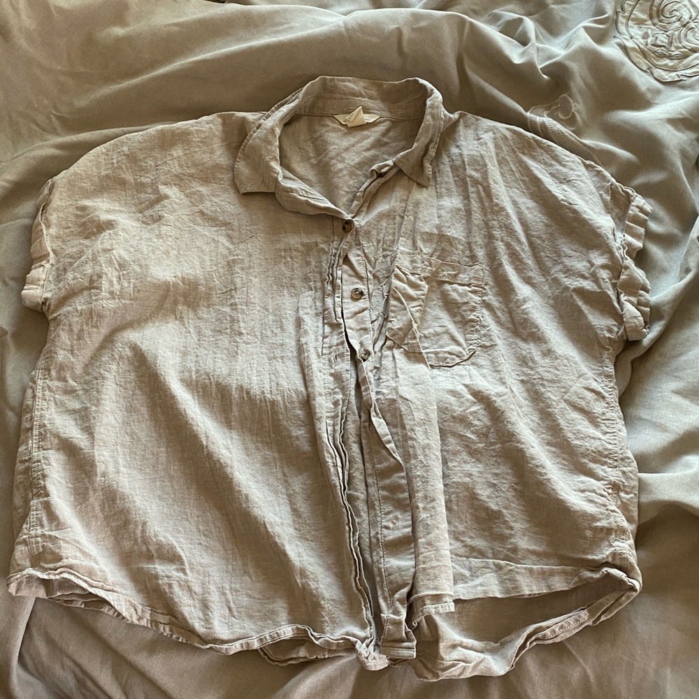 Tan blouse
